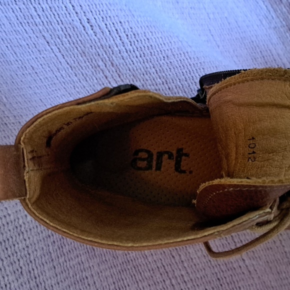 Art Zundert 1012 Cuero Lace up zipper boots - Picture 5 of 10